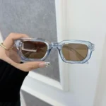 Luxurious Rectangle Sunglasses Women Men Fashion Brand Designer Casual Sun Glasses Female Male Plastic Outdoor Eyewear - Image 2