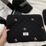 Cute Bow Graphic Laptop Bag Tablet Sleeve Case 11 13.3 14 15.6 Inch For Macbook Air 13 Pro Xiaomi Lenovo Dell Notebook Soft Case - Image 5
