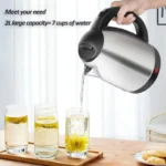 Kettle Stainless Steel Kitchen Appliances Smart Kettle 1500W Whistle Kettle Samovar Tea Coffee Thermo Pot Gift - Image 5