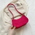 Fashion Women Shoulder Bag Mini Handbags Luxury Felt Flap Underarm Bags Female Large Capacity Casual Crossobdy Clutch - Image 10