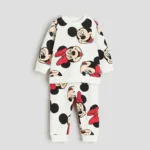 Girls Spring Autumn Clothes Minnie Full Print Sweatshirt+Pants 2pcs Casual Sports New Kids Cartoon Fashion Long Sleeve Suits - Image 2