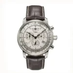 Mens Leather Band Fashion Luxury Zeppelin Airship Business Casual Men Watches - Image 3