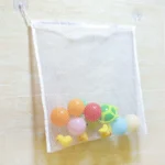 Baby Bathroom Mesh Bath Bag Kids Cartoon Basket Net Children's Games Network Waterproof Cloth Sand Toys Beach Storage Organizer - Image 4