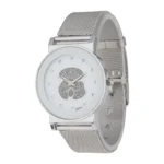 Luxury Ladies Black White Bear Diamond Simple Design Branded Quartz Watch Fashion Stretch Women Dress Clock Creative Watches - Image 4