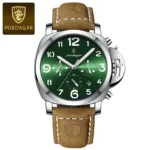 POEDAGAR Luxury Military Watch For Men Waterproof Luminous Leather Man Watch Quartz High Quality Men's Sports Watches Male Reloj - Image 15