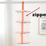 3/4 Shelf Foldable Toy Hanging Storage Net Organizer Space Saving for Kids Room Zipper Bra Drying Basket Mesh Stoage Bag Cage - Image 8