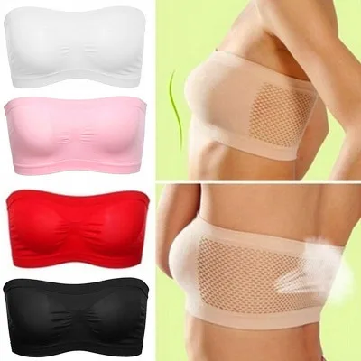 Women Strapless Bra Sexy Invisible Push Up Bras Underwear Seamless Solid Color Without Straps Bralette Lingerie Bras Bra Female