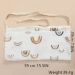 39x20cm 1PCS Large Baby Crib Storage Bag Cotton Multifunctional Newborn Bed Headboard Organizer For Kids Baby Bedding Diaper Bag - Image 3