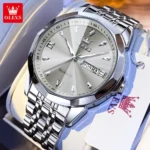 OLEVS 9998 Couple Watch Luxury Men Women Quartz Watch Dual Calendar Clock Waterproof Men's Women's Dating Couple Watch Set Gift - Image 12