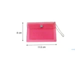 Fashion Transparent Waterproof Pvc Women Card Case Business Card Holder Men Credit Card Bag Id Card Mini Wallet Girls Coin Purse - Image 6