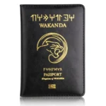 Wakanda Forever Black Panther Passport Cover Men Women Travel Soft Leather Passport Wallet ID Case Bank Card Bag Passport Holder - Image 2