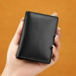 2023 Real Leather Slim ID Credit Card Holder Men and Women Minimalism Cowhide ins Mini Ultrathin Cards Cases wallet