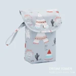 Mummy Storage Nappy Handbag Travel Outdoor Stroller Carry Bag Baby Diaper Bag Organizer Reusable Waterproof Wet Dry Pack - Image 8