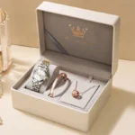 OLEVS Original Brand Elegant Women's Watches Waterproof Luminous Quartz Watch for Lady Necklace Bracelet Gift Box Set Calendar - Image 11