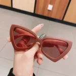 Fashion Cat Eye Sunglass Trendy Female Eyewear Luxury Irregular Frame Popular Women Travelling Sun Glasses Lentes De Sol Mujer - Image 10