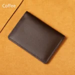 2023 Real Leather Slim ID Credit Card Holder Men and Women Minimalism Cowhide ins Mini Ultrathin Cards Cases wallet - Image 9