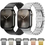 Metal Strap for Apple Watch Ultra 49mm 10 46mm 42mm 9 8 7 45mm 41mm Watchband for iWatch series 6 5 4 SE 44mm 40mm 38mm Bracelet