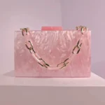 Clutch New Box Bag Evening Chain Shoulder Crossbody Acrylic Beaded Handle Wedding Designer Handbags Women Luxury 2025 Party Mini - Image 8