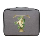 Handbags Documents Luggage Organizer Men Outdoor Travel Credentials Storage Bag Women Golden Flower Print Waterproof Briefcase - Image 19