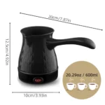Turkish Coffee Pot Greek Arabic Coffee Maker Portable 600W 600ml Stainless Steel Electric Tea Coffee Maker Kettle - Image 5