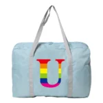 Weekend Bags for Women Travel Bags Carry on Sports Gym Bagworkout Duffel Bag Overnight Shoulder Bag Rainbow Pattern Series 2024 - Image 8
