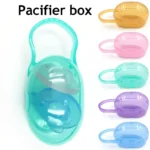 1 Pcs Cartoon Baby Nipple Pacifier Box Solid Pacifier Box Travel Storage Case Soother Safe Holder Pacifier PP Plastic Box - Image 2