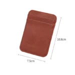 Fashion Double Sided Ultra-thin Card Holder Bank Credit ID Cards Pouch Case Wallet Organizer Thin Business Bank Card Package - Image 6