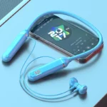 Wireless Earphones Bluetooth 5.3 Neckband Headphones Gaming LED Display HIFI Headset Sports TWS Earbuds With Mic TF Card - Image 12