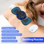 EMS Electric Neck Massager Lcd Display Cervical Massage Patch Low Frequency Pulse Muscle Stimulator Pain Relief Relaxation - Image 2