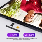 PRITOM 10 Inch Tablet PC with SIM Slot Android 10 64 GB Quad Core Touch Screen WiFi GPS Support 3G Phone Call - Image 4