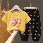 Summer Sets Children's Clothing Girls Kids Toddler Clothes Cute Fashion T-shirt Top Pants 2PCS Baby Girl Clothes - Image 22