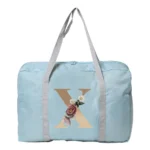 Gold Lettern Series Travel Bag Unisex Large Capacity Organizers Foldable Luggage Handbags Clothes Storage Duffle Carry on Bags - Image 9