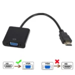 HD 1080P HDMI-compatible to VGA Adapter Digital Analog HDMI-compatible Male To Female VGA Cable Converter For PC Laptop Tablet - Image 3