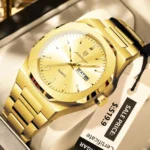 POEDAGAR Top Luxury Men Clock Waterproof Luminous Calendar Week Man Wristwatch Sports Stainless Steel Quartz Men's Watches Reloj - Image 14