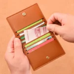 Ultra-thin Small Bank Cards Multi Card Slot Card Holder Wallet Women Men Credit Cards Bag Male Card Holder Solid Leather Wallet - Image 3