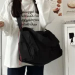 Large Crossbody Travel Tote Bags for Women 2024 Canvas Shoulder Messenger Bag Sports Yoga Satchels Fashion Woman Handbag - Image 8