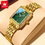 OLEVS 9995 Elegant Quartz Ladies Womens Wristwatces Date Watch for Women Luxury Waterproof Luminous Watches Relojes Para Mujer