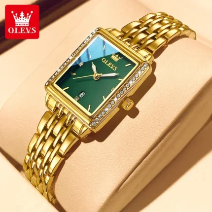 OLEVS 9995 Elegant Quartz Ladies Womens Wristwatces Date Watch for Women Luxury Waterproof Luminous Watches Relojes Para Mujer