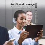 Wireless Headphones Bluetooth 5.3 Air Conduction Earphones With Boom Mic Dual Connect Open-ear Earbuds HyperBass Sports Headset - Image 4