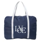 Travel Bag Duffle Handbags Luggage Bag Large Capacity Organizers Foldable Clothes Storage Duffle Carry Bags Text Series - Image 14