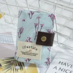 Rural Style Ladies Card Purse Floral Id Credit Card Holder Women Canvas Purse Wallet Pocket Case Mini Slim Card Holders - Image 7