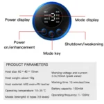 EMS Massageador Electric Pulse Neck Massager Body Massage Patch Neck Back Leg Muscle Stimulator Portable Relief Pain Relax Tools - Image 3