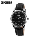 SKMEI 9058 Brand Lovers Quartz Watch Love Witness Time Watches Women Men Fashion Casual Leather Strap Waterproof Wristwatches - Image 14