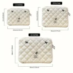 Cute Bow Graphic Laptop Bag Tablet Sleeve Case 11 13.3 14 15.6 Inch For Macbook Air 13 Pro Xiaomi Lenovo Dell Notebook Soft Case - Image 2
