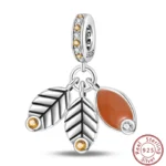 Dessert Afternoon Tea Series 925 Silver Coffee Cake Pizza Fries Sweet Charms Beads 3mm DIY Fine Jewelry Making - Image 20