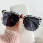 Fashion Oversized Sunglasses Woman Brand Designer Vintage Square Sun Glasses Female Big Frame Gradient Shades Oculos De Sol - Image 3