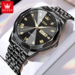 OLEVS 9931 Diamond Roman Scale Watch For Men Women Rhombus Mirror Auto Date Couple Watches Luxury Waterproof Original Hand Clock - Image 19