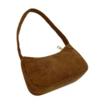 Soft Solid-color Shoulder Bag Large Capacity Multipurpose Tote Bag For Outdoor Dating - Image 12