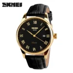 SKMEI 9058 Brand Lovers Quartz Watch Love Witness Time Watches Women Men Fashion Casual Leather Strap Waterproof Wristwatches - Image 3