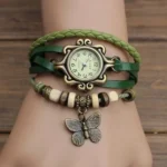 High Quality Women Genuine Leather Vintage Quartz Dress Watch Bracelet Wristwatches Watch Women Luxury Watch - Image 11